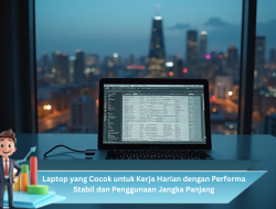 Laptop yang Cocok untuk Kerja Harian dengan Performa Stabil dan Penggunaan Jangka Panjang