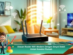 Ulasan Router WiFi Modern Dengan Sinyal Stabil Untuk Koneksi Rumah